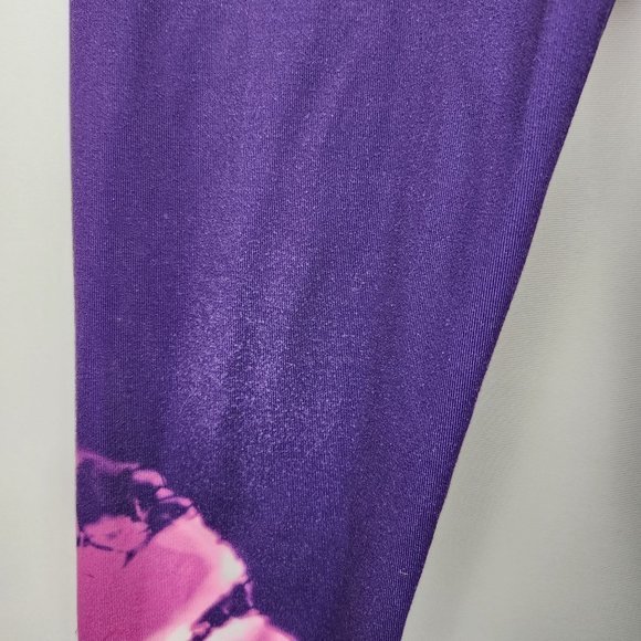 Girls Pink and Purple Justice CXJ Leggings‎ Size 16/18 - Picture 5 of 6